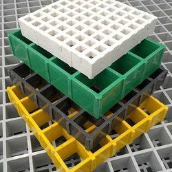 Rejilla Moldeada De Malla Abierta De Fibra De Vidrio