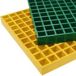 Rejilla Moldeada De Malla Abierta De Fibra De Vidrio